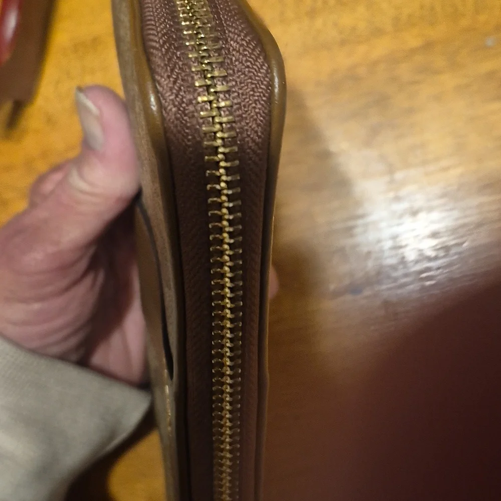 Coach Brown and Tan Wallet - Picture 6 of 11